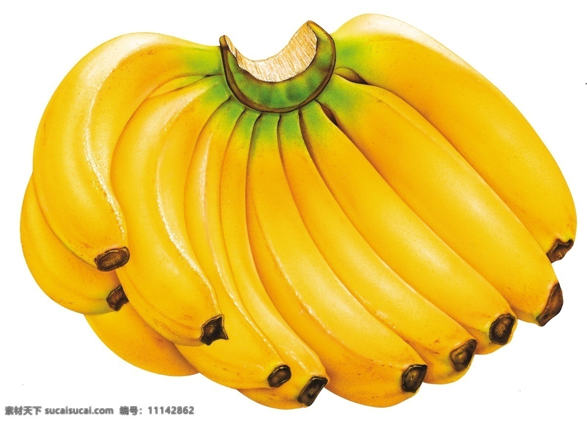 香蕉 水果 实物 食物 分层