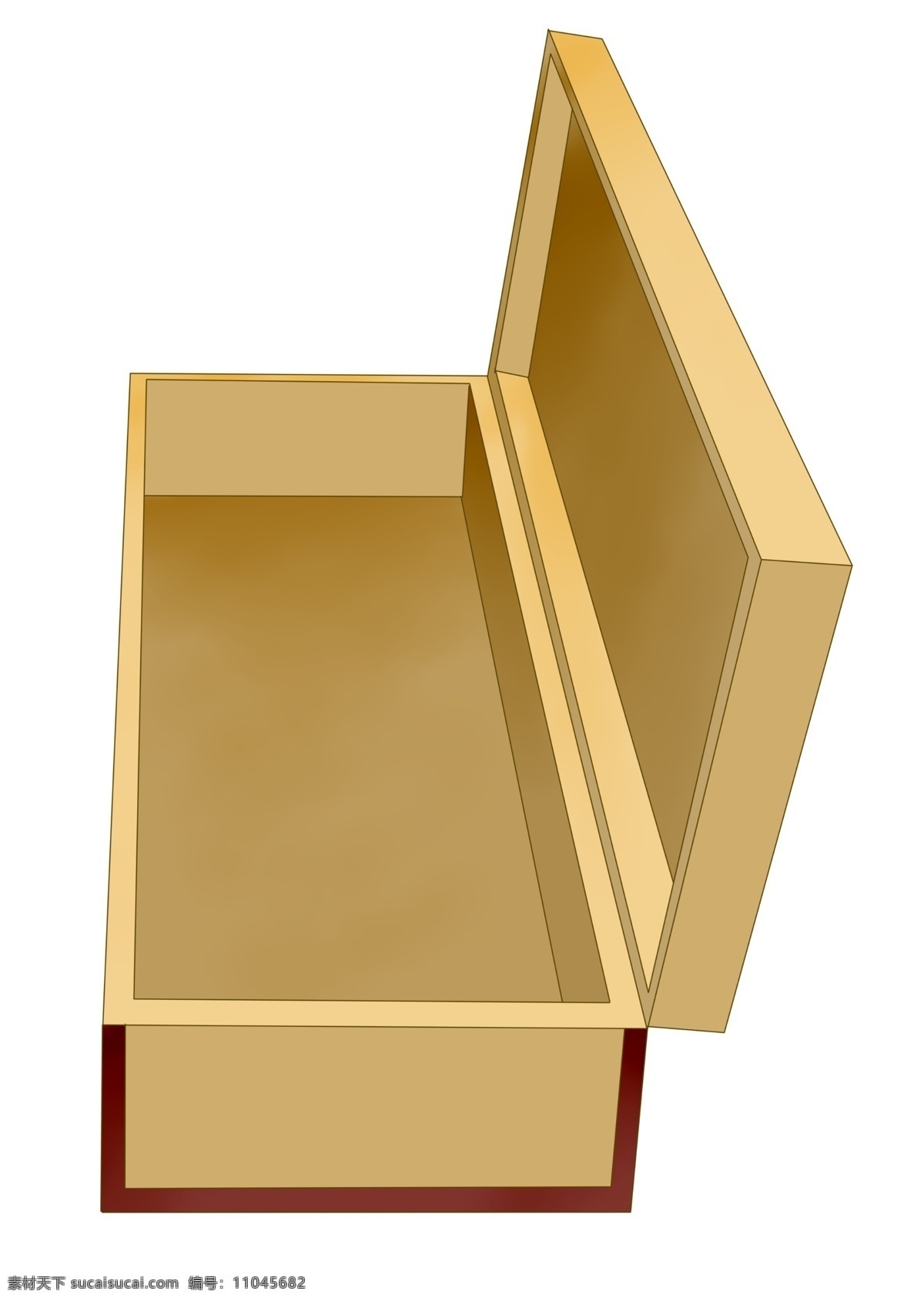 长 形 木质 箱子 插画 长形箱子 木质箱子 箱子插图 一个箱子 收纳箱 木质箱子插画