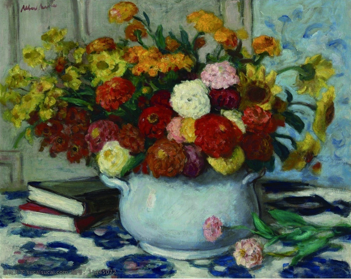 flowers 花卉 水果 蔬菜 器皿 静物 印象 画派 写实主义 油画 装饰画 of vase andre albert 荷花 玫瑰 百合 鲜花 实物 装饰素材