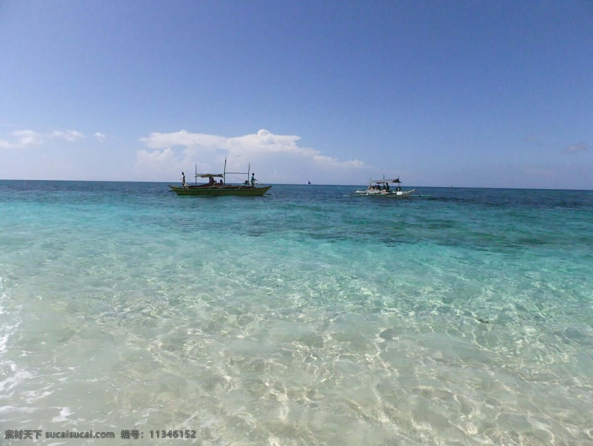 长滩 岛 白云 国外旅游 海浪 海水 海滩 蓝 蓝天 浪花 长滩岛 天空 云 沙滩 旅游摄影 psd源文件