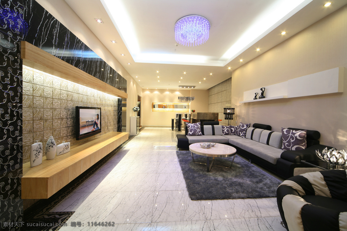 茶几 电视背景 电视柜 吊顶 建筑园林 客厅 沙发 射灯 背背景墙 水晶灯 申京装潢素材 效果图 室内效果图 大理石样品间 筒灯 装潢效果图 室内摄影 装饰素材 灯饰素材