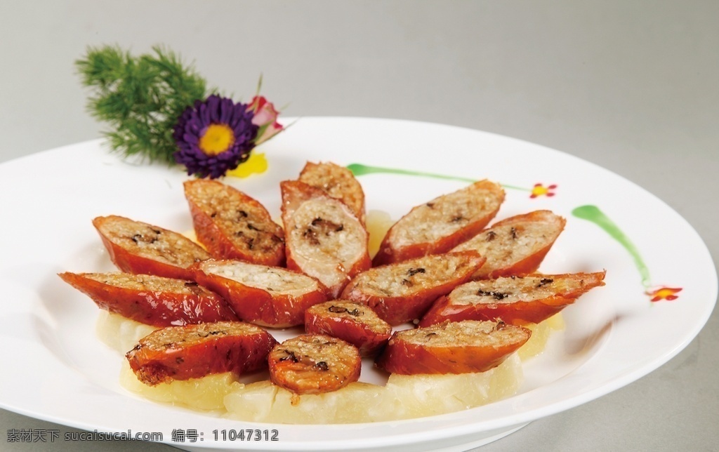 皮糯米酿大肠 美食 传统美食 餐饮美食 高清菜谱用图