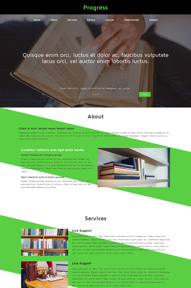图书 html5 绿色 书本 图书在线 销售网站 模板 htmljs 白色