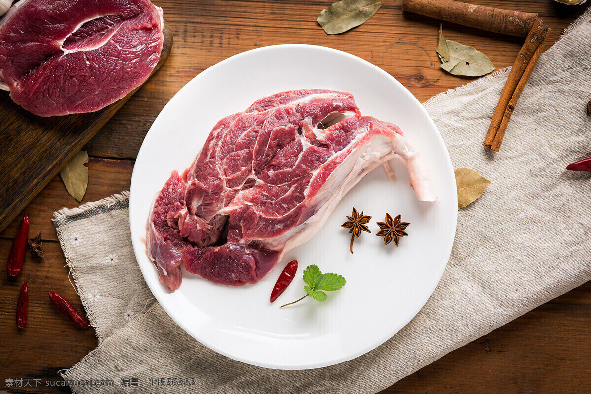 新鲜的牛肉 食材 新鲜 牛肉 肉类 生鲜 餐饮美食 食物原料