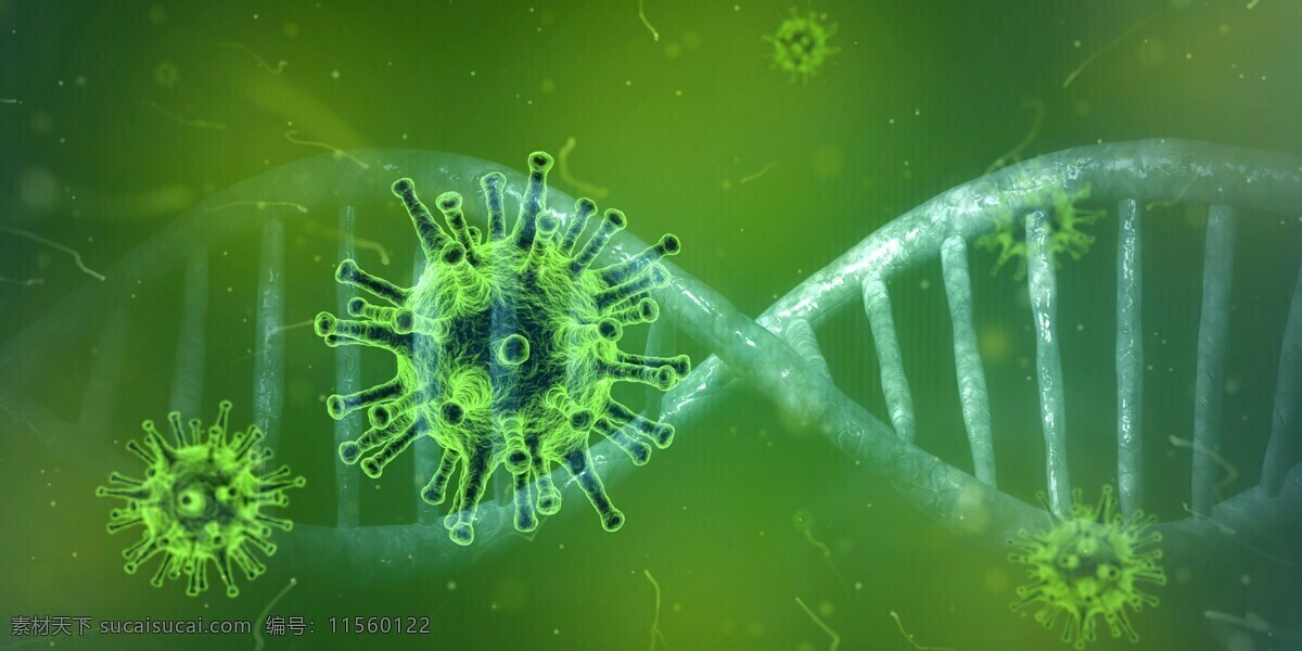 基因生物 冠状病毒 基因 dna 生物 医学 病毒 流行病 疾病 爆发 隔离区 流行 科学 背景 绿色 渐变