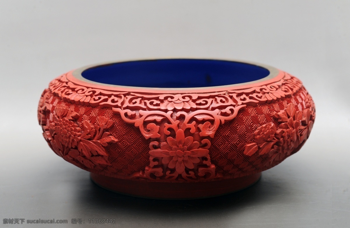 剔红花卉水洗 漆雕 雕漆 漆器 罐子 剔红 剔彩 剔犀 珍品 国粹 传统文化 文化艺术