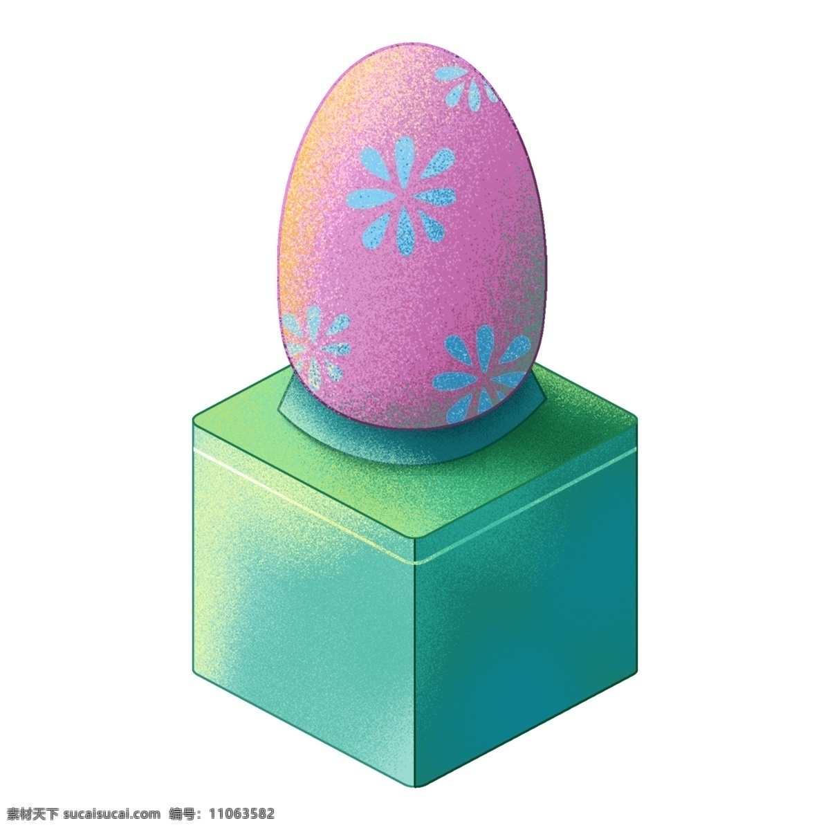 彩色 手绘 卡通 节日 彩蛋 元素 免扣素材 庆祝 喜庆 立体彩蛋 卡通彩蛋 精美彩蛋