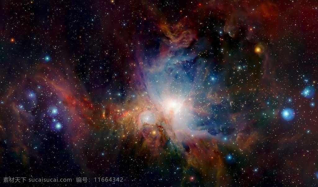 粒子星云 绚丽多彩粒子 多彩夜空 彩色粒子 星辉 黑色背景粒子 自然景观