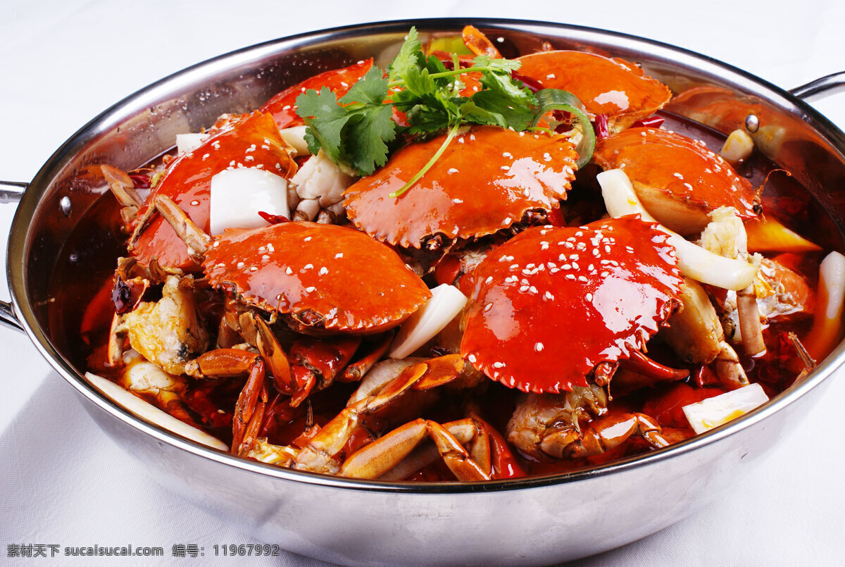 珍宝蟹 干锅蟹 干锅香辣蟹 迷踪蟹 菜品图 餐饮美食 传统美食