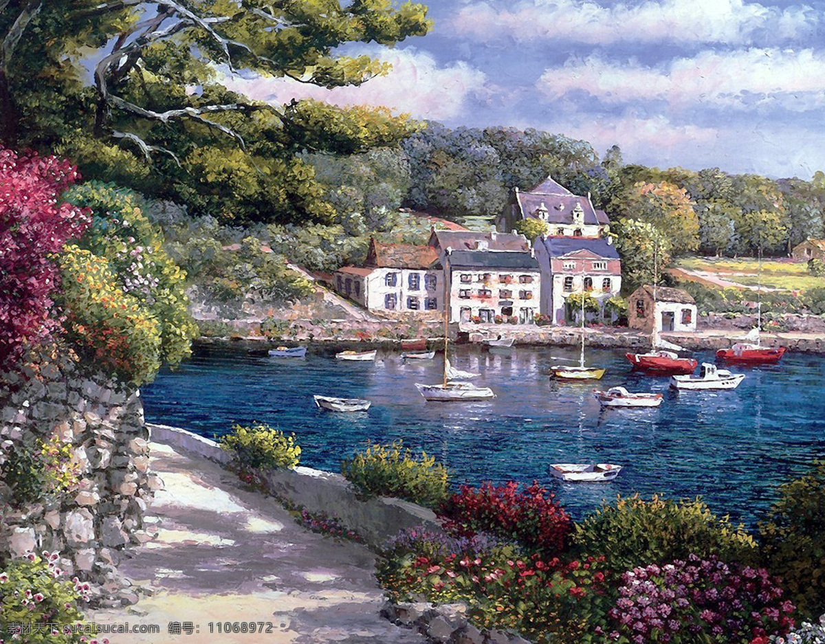白云 船 大海 法国 房子 风景油画 风景 油画 模板下载 海 设计素材 欧美油画 绘画 艺术 建筑 欧洲 欧美 乡村景色 乡村风景 乡村油画 小镇 油画作品 大师作品 街道 花 鲜花 当代 艺术家 作品 景色 西方油画 天空 树 树木 海岸 绘画书法 文化艺术 家居装饰素材
