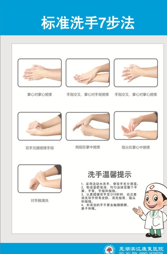 标准 洗手 七 步法 标准洗手 七步法 洗手七步法 正确洗手 医院洗手要求 医院