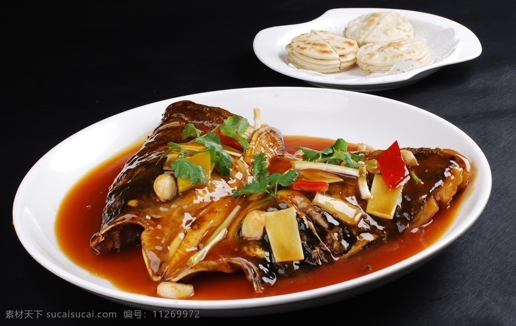 鱼头泡饼 美食 传统美食 餐饮美食 高清菜谱用图