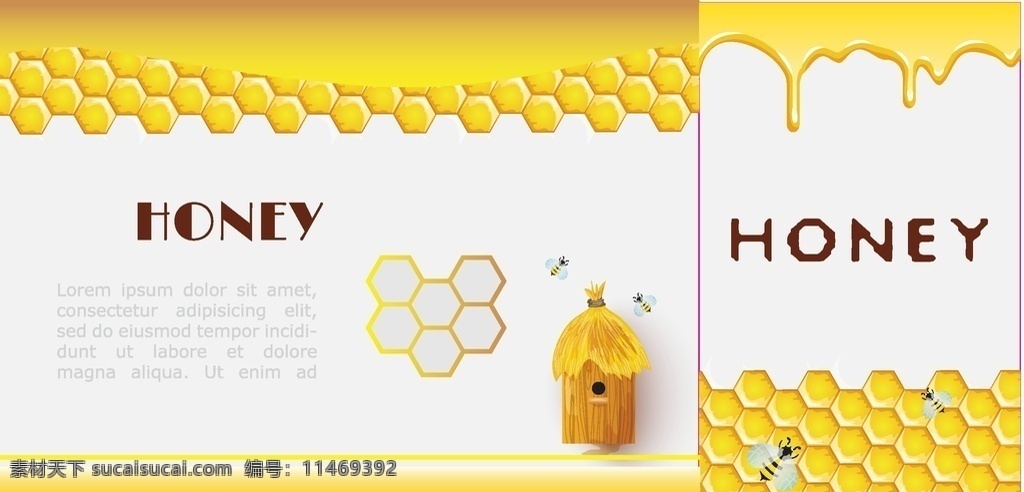 蜂蜜包装盒 蜂蜜 蜜蜂 包装盒 外箱 内箱