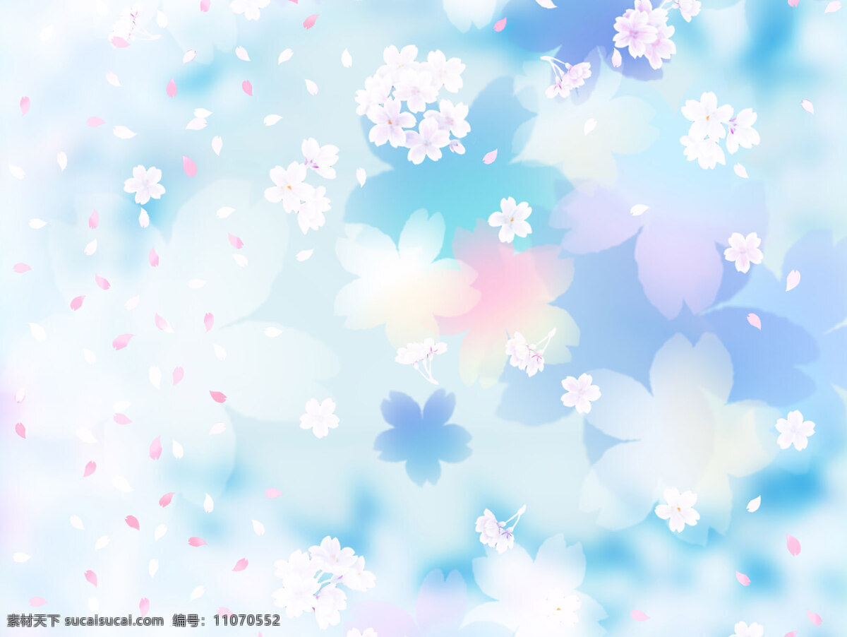 干净 底纹 背景 纯洁 干净背景 花朵 蓝色底纹 底纹边框