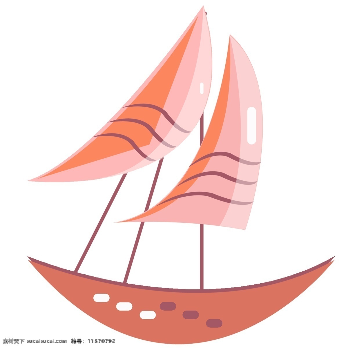 弧形帆船船只 帆船 运输 交通工具