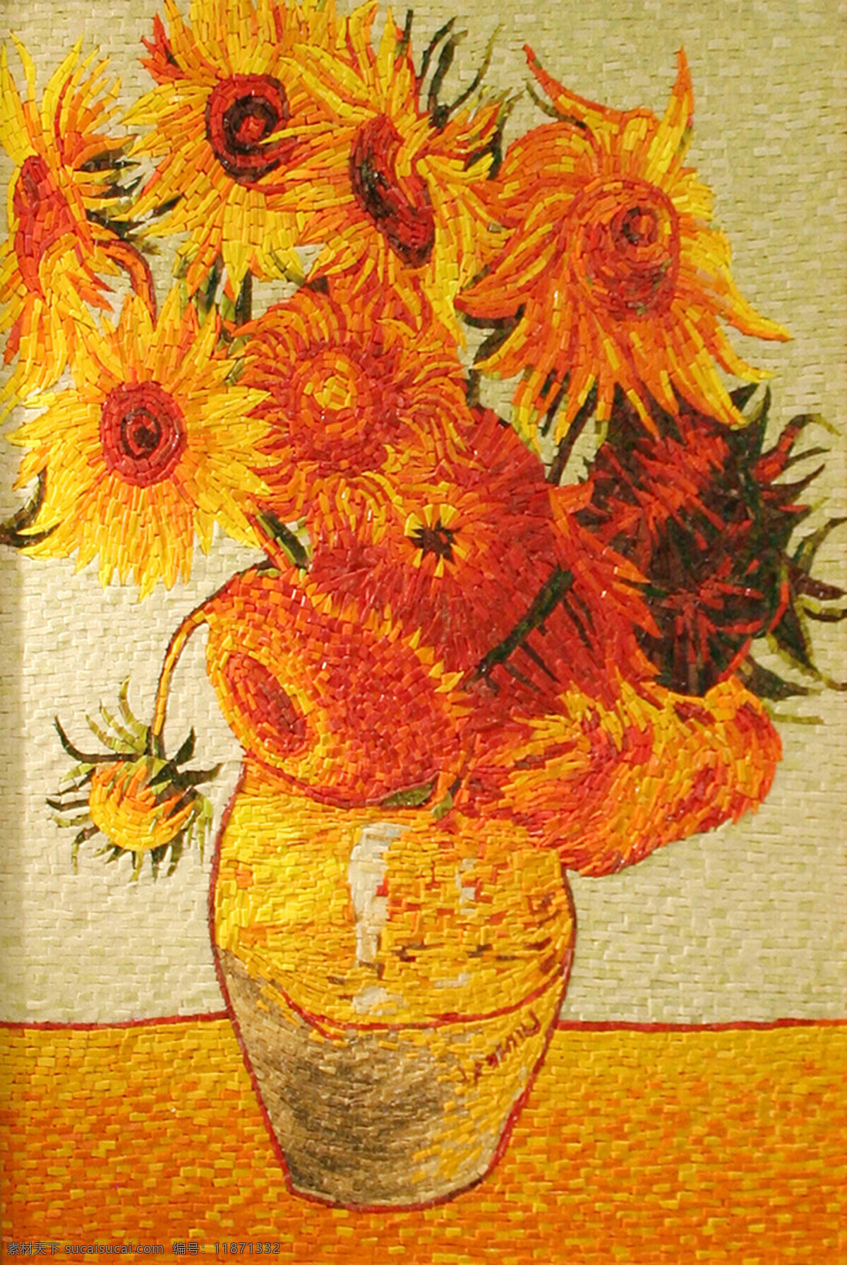 马赛克花朵 花 花瓶 油画 马赛克 马赛克剪画 壁画 艺术 欧式 装饰 玻璃马赛克 绘画书法 文化艺术