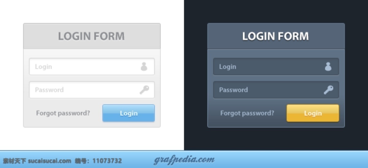黑白 登陆 界面 登陆界面 黑白版本 用户名密码 网页素材 网页模板