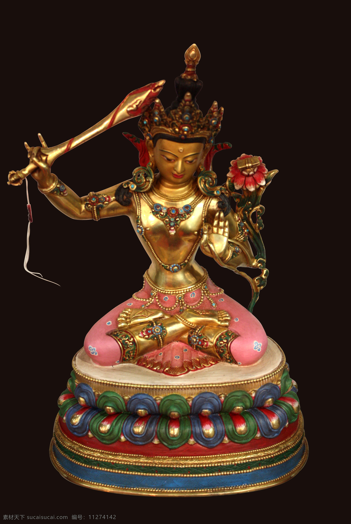 尼泊尔佛像 藏教 佛教 文化艺术 雕刻艺术 传统文化