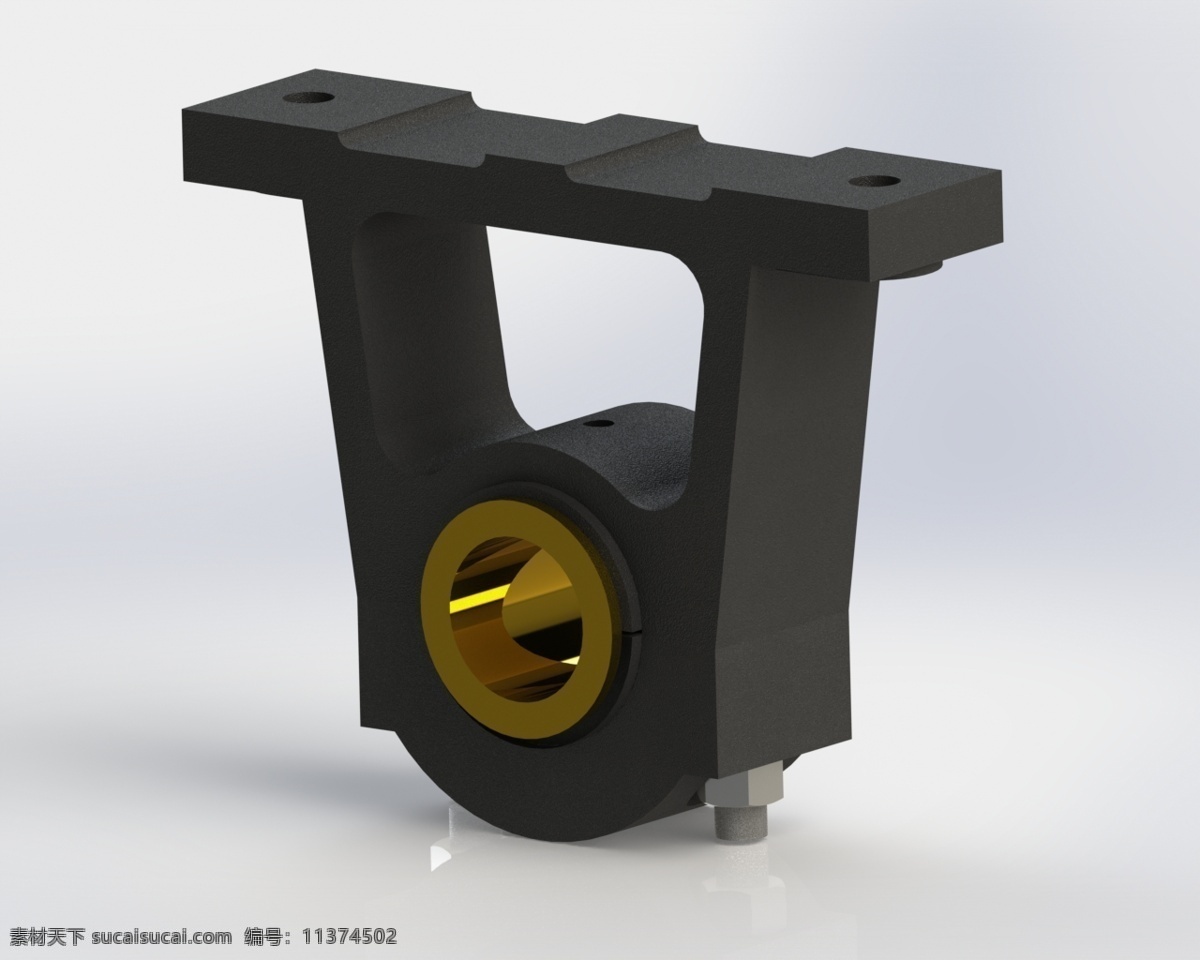 轴承座 工业设计 机械设计 建筑 3d模型素材 建筑模型