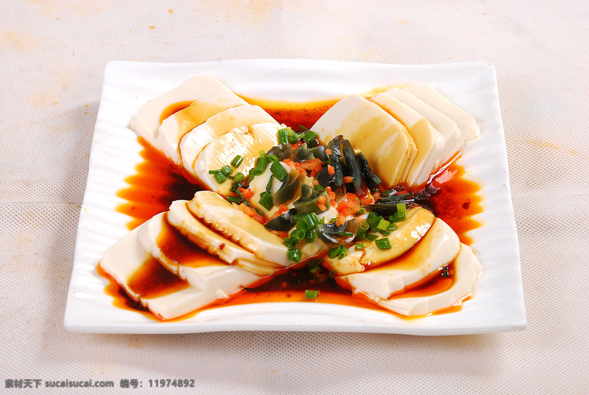 家常菜 菜品 精品皮蛋豆腐 豆腐 松花蛋 传统美食 餐饮美食