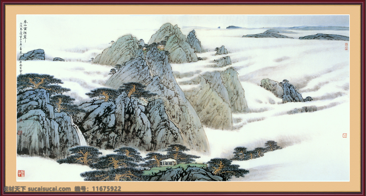 自然风光 油画 背景 国画 插画 手绘 素描 装饰画 无框画 中国风 油墨 古代 破旧 书画文字 文化艺术