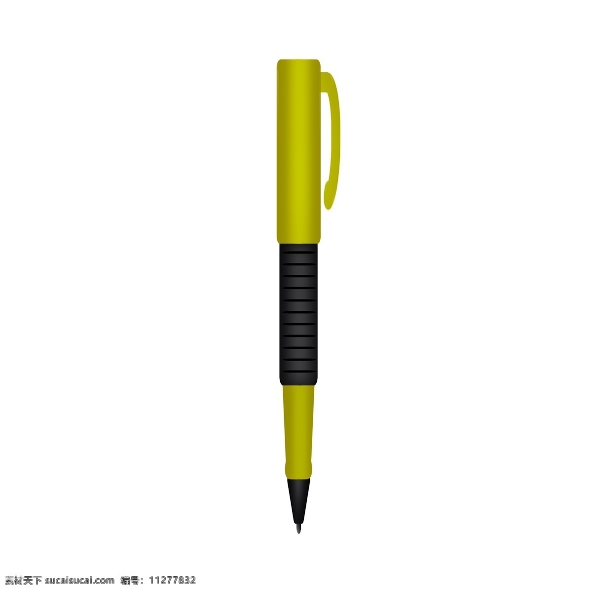 绿色 自动铅笔 插画 绿色的铅笔 卡通插画 毛笔插画 彩笔插画 画笔插画 绘画的笔 自动的铅笔
