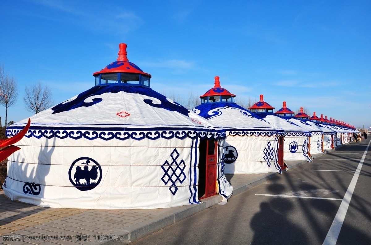 蒙古包 草原 人文景观 旅游摄影