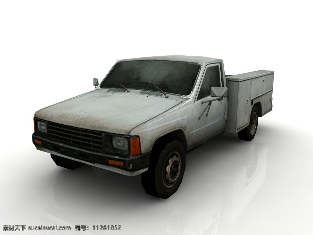 truck utility dead left 实用货车 求生之路4 游戏电影 求生之路 3d模型素材 其他3d模型