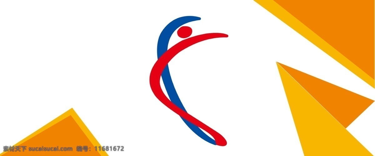 奥运项目标志 标志 广告设计模板 红色 其他模版 丝带 体操 体育图标 校园文化墙 校园文化 象形人物 院墙文化 源文件 psd源文件