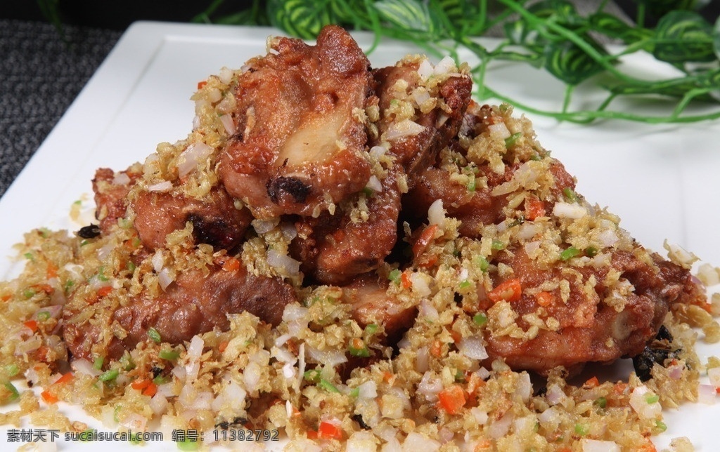 金牌椒盐骨 餐饮 美食 鲜香 味美 传统美食 餐饮美食