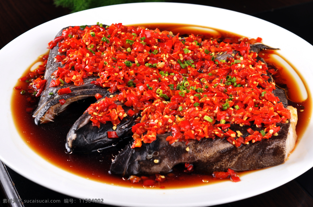 剁椒深海鱼头 鱼头 传统美食 餐饮美食