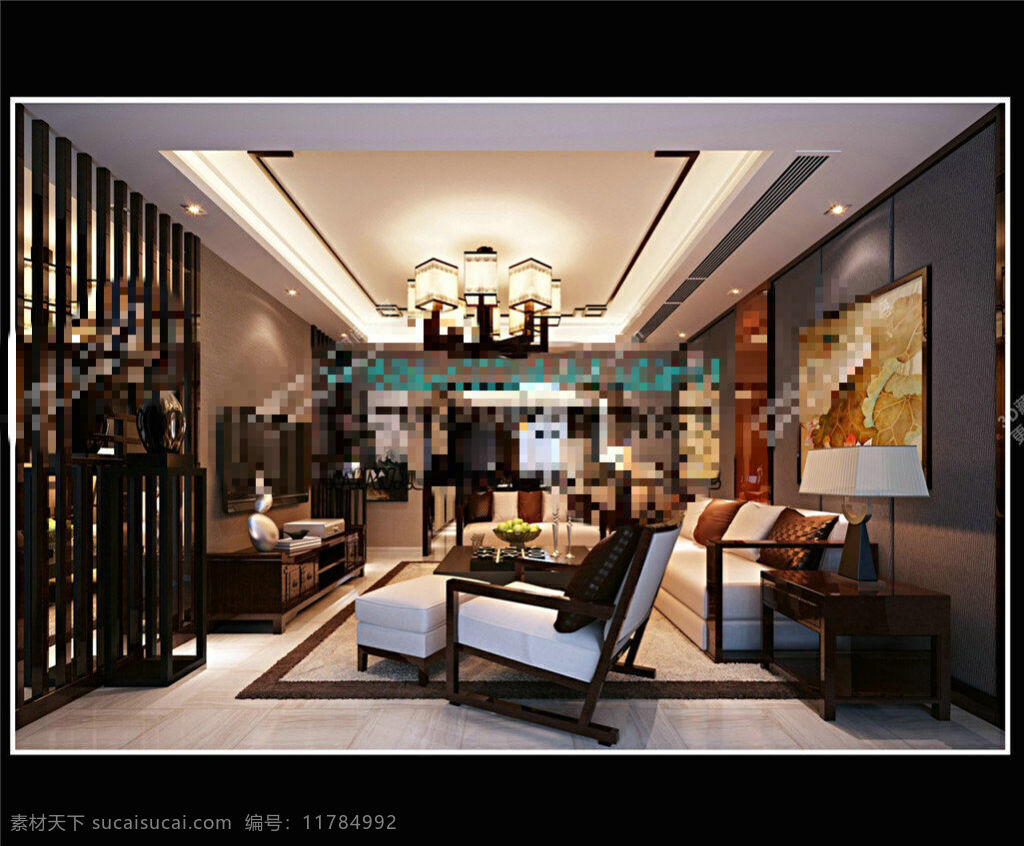 室内 客厅 模型 3d 3d模型素材 室内装饰 3d室内模型 3d模型下载 室内模型 室内装修 装饰客厅 max 黑色