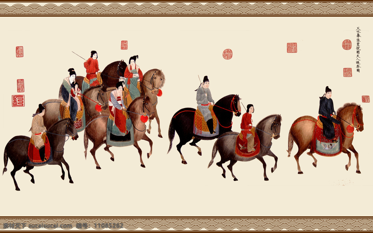 3d打印 背景 背景墙 壁纸 风景 高分辨率图片 高清大图 建筑 装饰 装饰设计 空间建筑 桌面 装修 无框画 古代 人物 骑马 装饰画