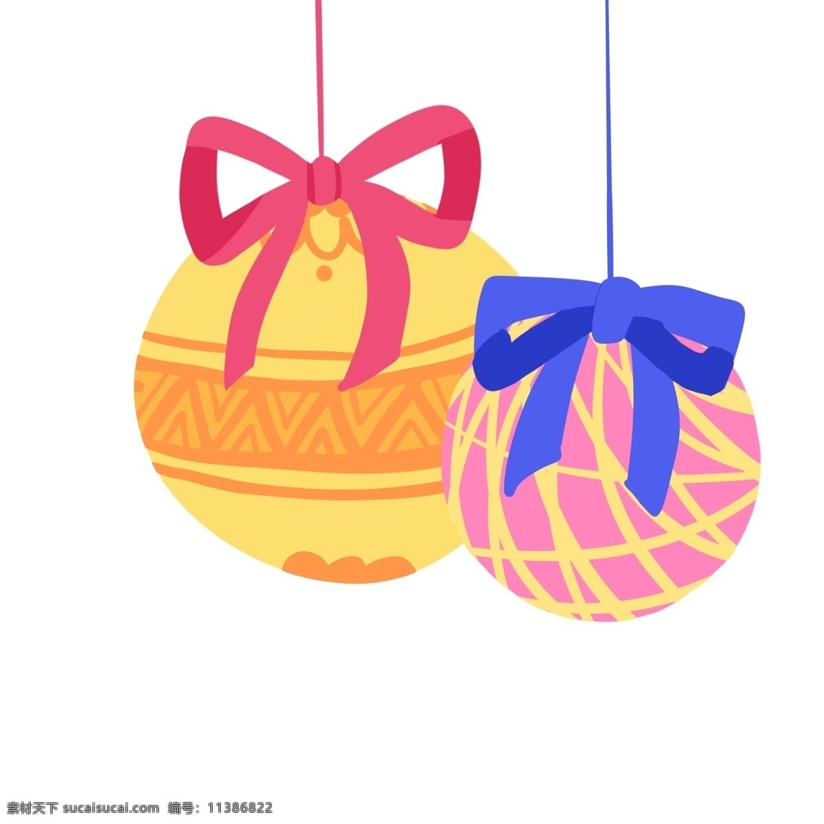 圣诞节 手绘 铃铛 球 蓝色 可爱 英文字母 圣诞快乐 铃铛球 粉色 圣诞帽 艺术字