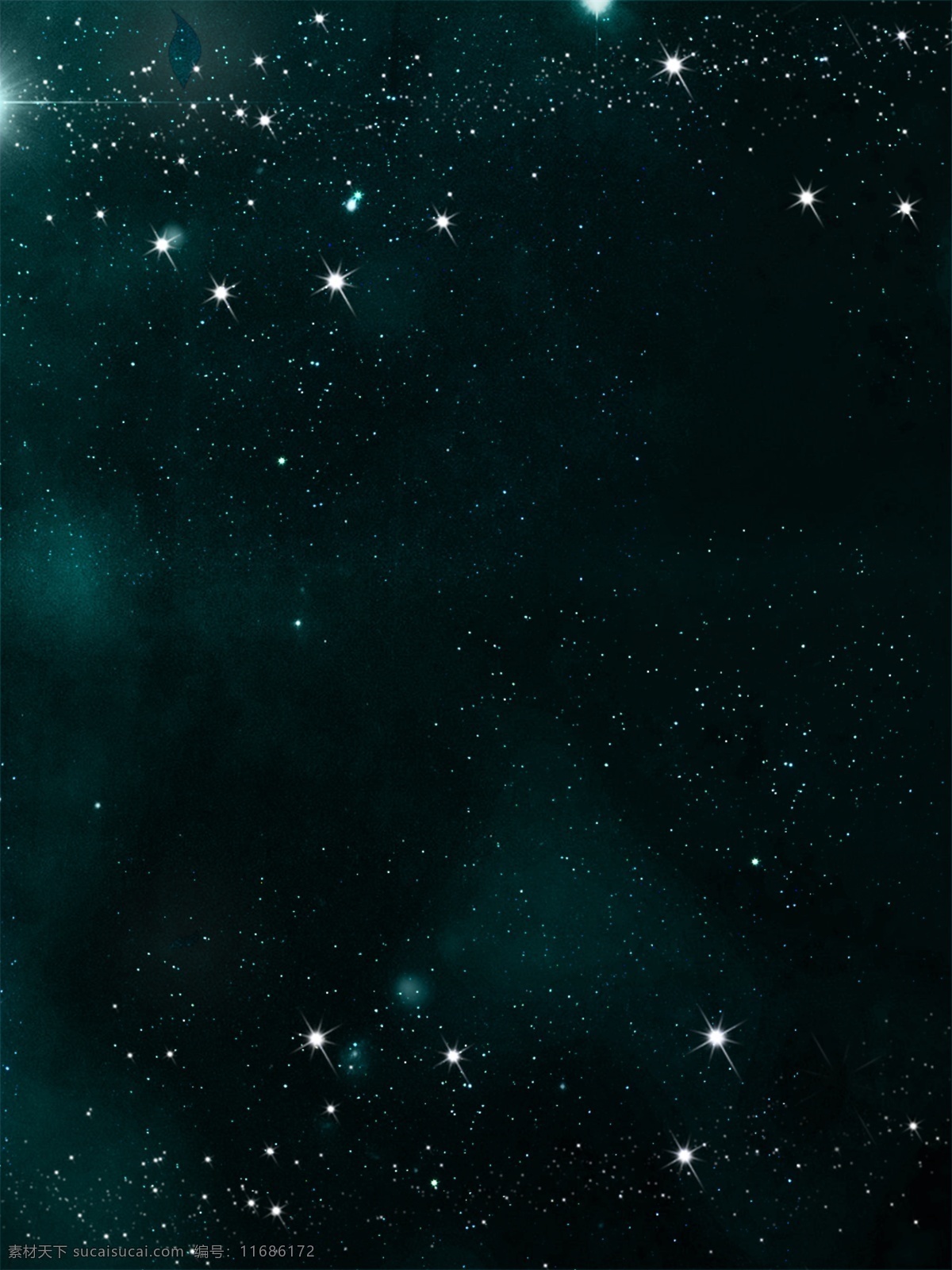 渐变 青色 梦幻 星空 星河 系列 唯美 原创 背景 简约风格 质感 商务 青色背景 原创背景 梦幻风格 星空系列
