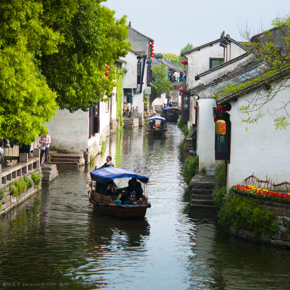 周庄免费下载 古镇 国内旅游 旅游摄影 水乡 小船 周庄 psd源文件