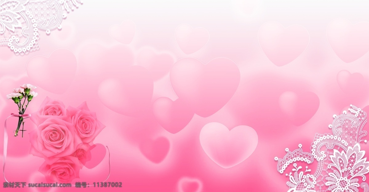 粉红色 浪漫 唯美 背景 唯美背景 花朵 花纹 广告背景 浪漫背景 情人节背景