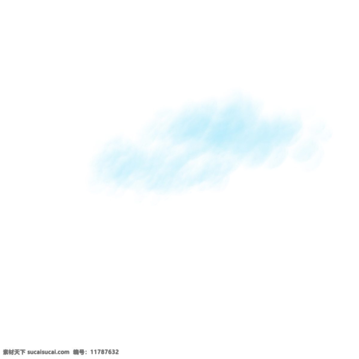 蓝色 创意 白云 元素 纹理 质感 天气 多云天气 卡通插画 风景 漂浮 云朵