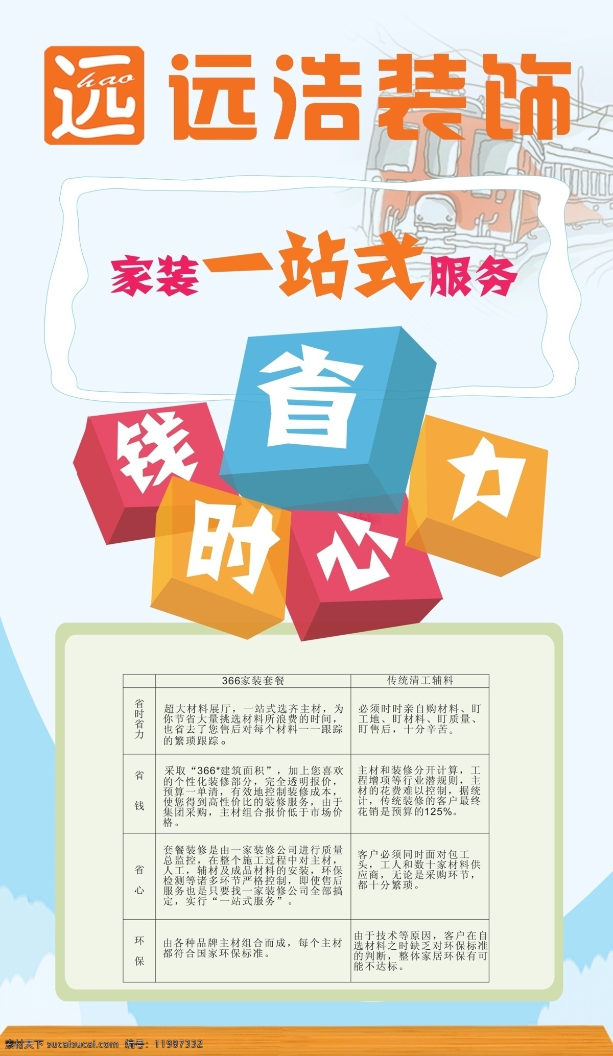 装修广告灯箱 灯箱 家装广告 家装灯箱 家装宣传 一站式服务