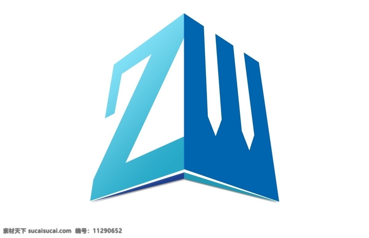 zwlogo logo设计 字体设计 教育logo zw字母设计 标志图标 其他图标