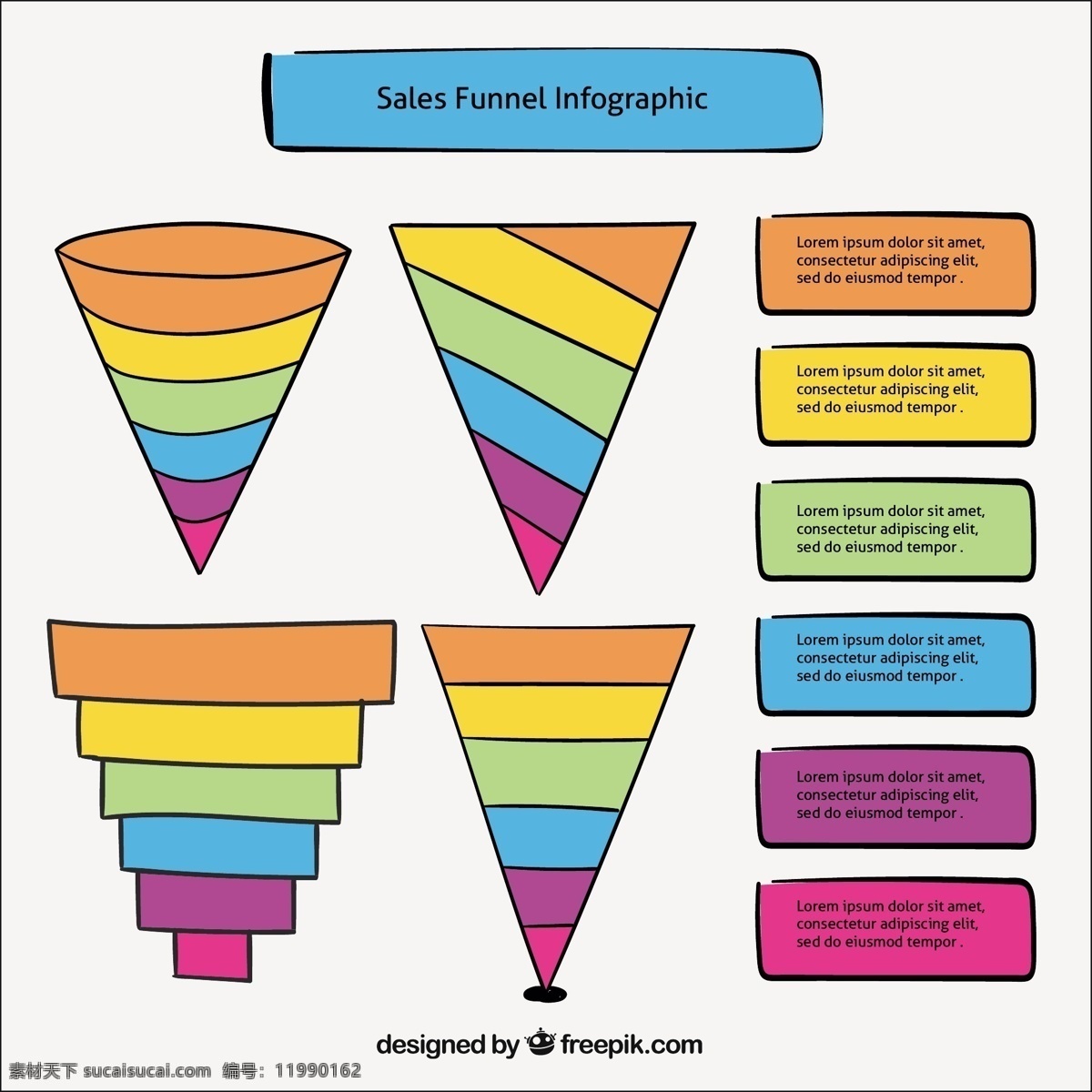手绘 元素 信息 图表 业务 一方面 销售 模板 营销 图形 色彩 流程 数据 要素 步骤 生长