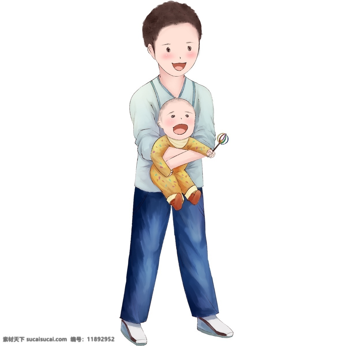 父亲节 爸爸 婴儿 父爱