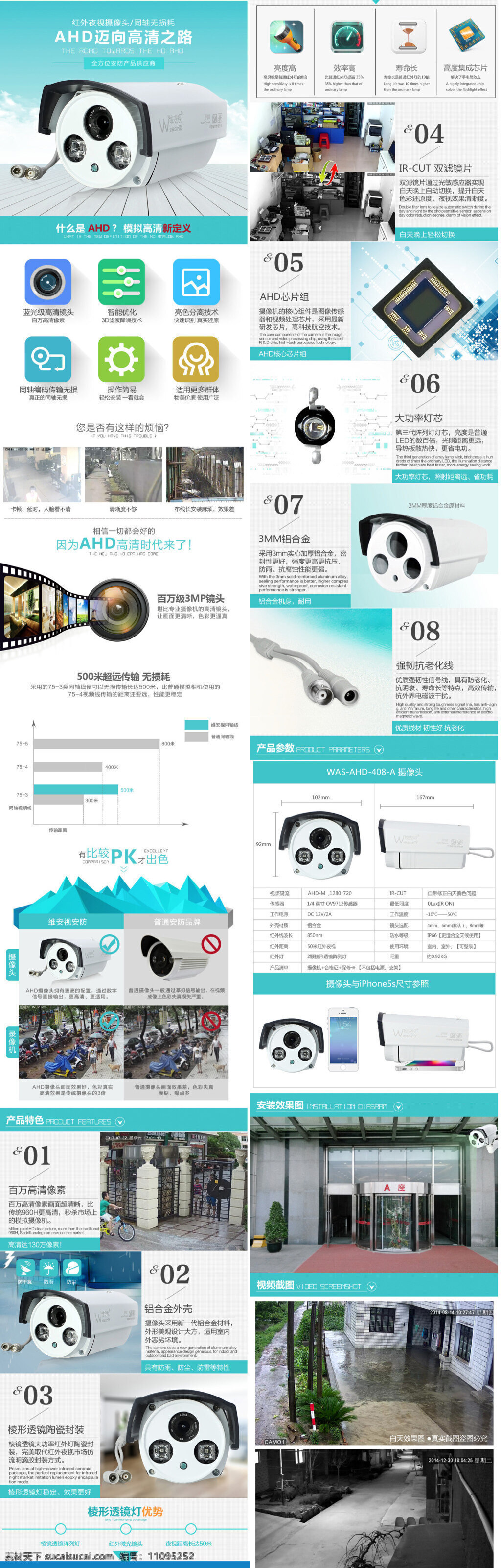 闭路电视 详情 页 详情描述 淘宝 psd素材 淘宝详情页 闭路电视描述 描述设计 详情页 监视器 白色