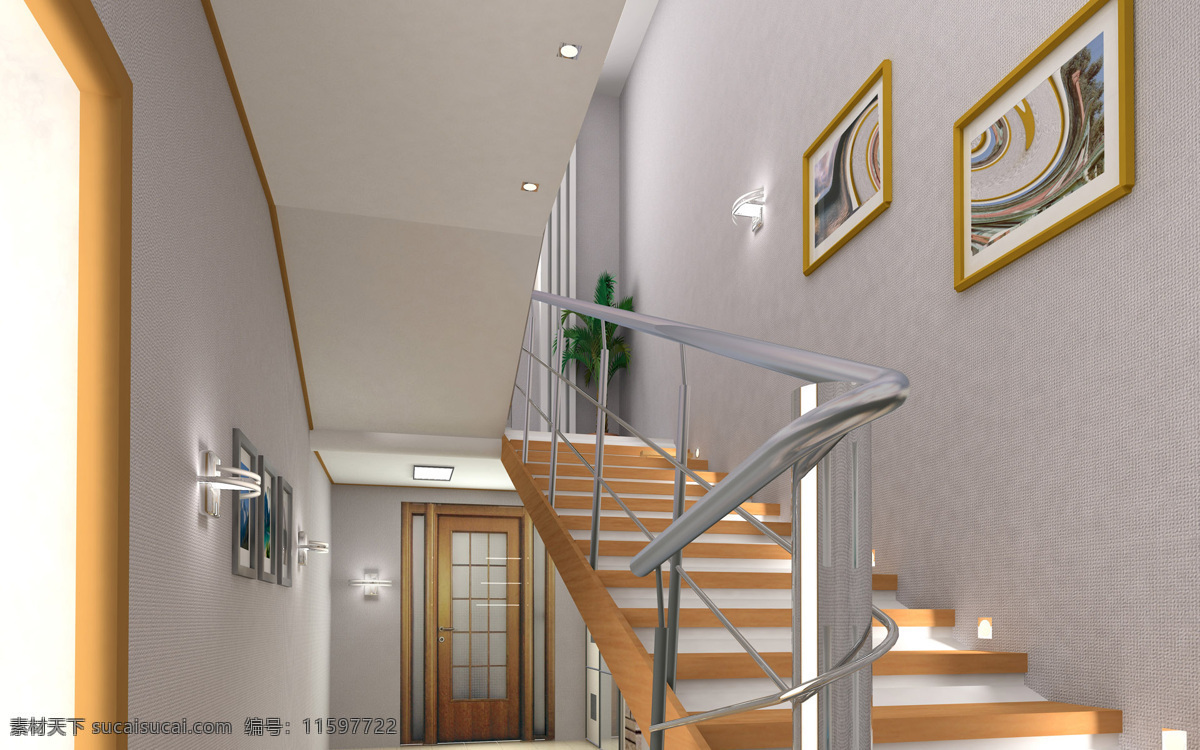 时尚家居 3d效果图 大图 好图 环境设计 楼梯 室内设计 家居装饰素材