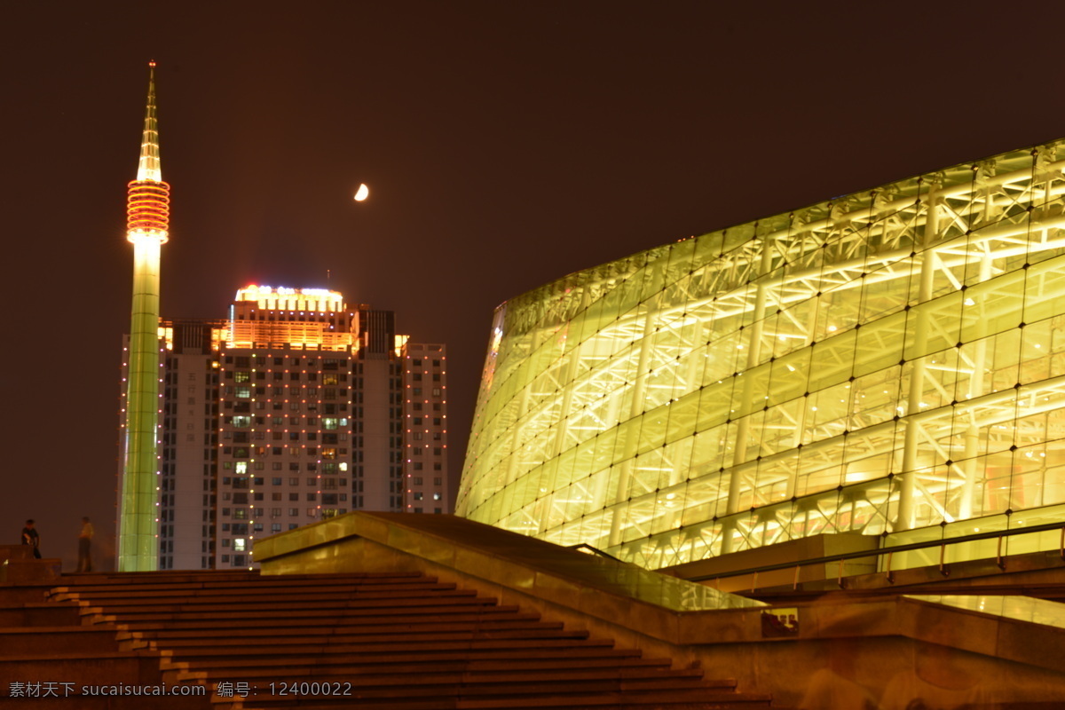 郑东新区 郑州 新区 cbd 城市 夜景 自然风景 旅游摄影
