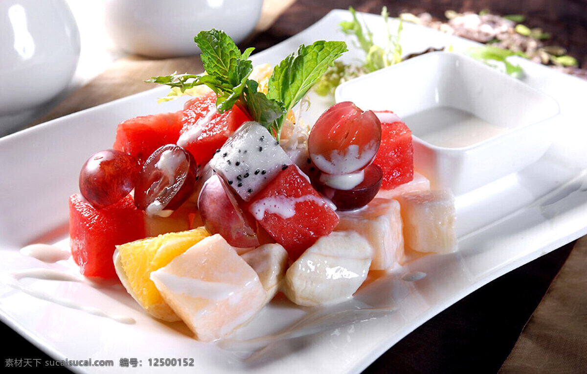 沙拉水果皇后 水果沙律 沙律 沙拉 水果 水果沙拉 鲜果沙律 菜品图 餐饮美食 传统美食