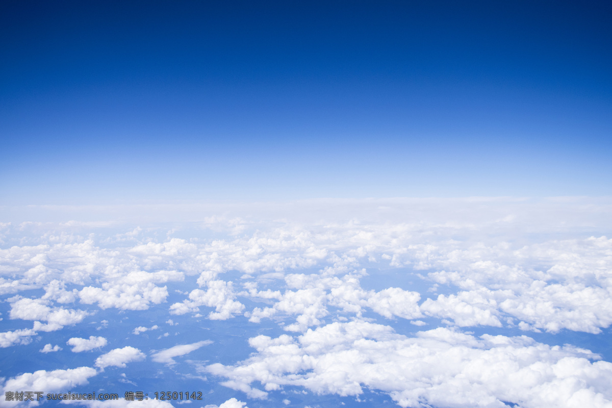 天空云彩 天空 云彩 白色 蓝色 自然景观 自然风景