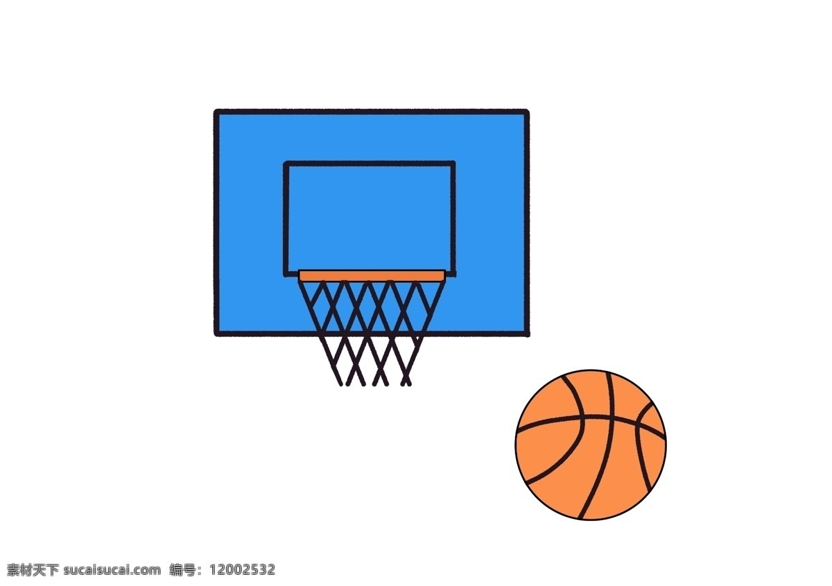 篮板球 篮 篮球 插画 篮球框 篮板球篮 篮球球门球框 打篮球 体育运动器材 运动 体育篮球球门