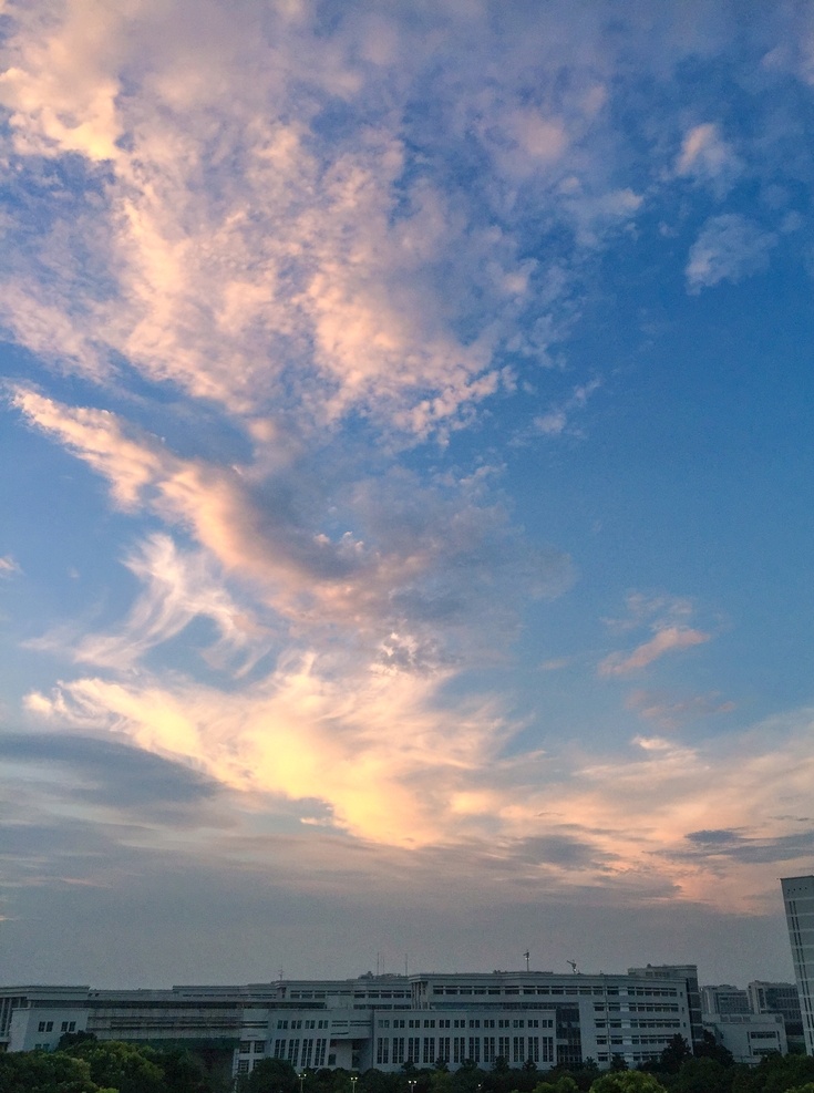 天空云朵图片 天空云朵 晚霞 夕阳 自然风光 自然景观 自然风景