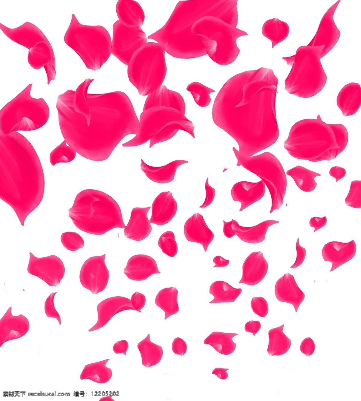 情人节 红色 花瓣 插画 小 物 红色的花瓣 漂亮的花瓣 飘落花瓣 婚礼花瓣 浪漫的花瓣
